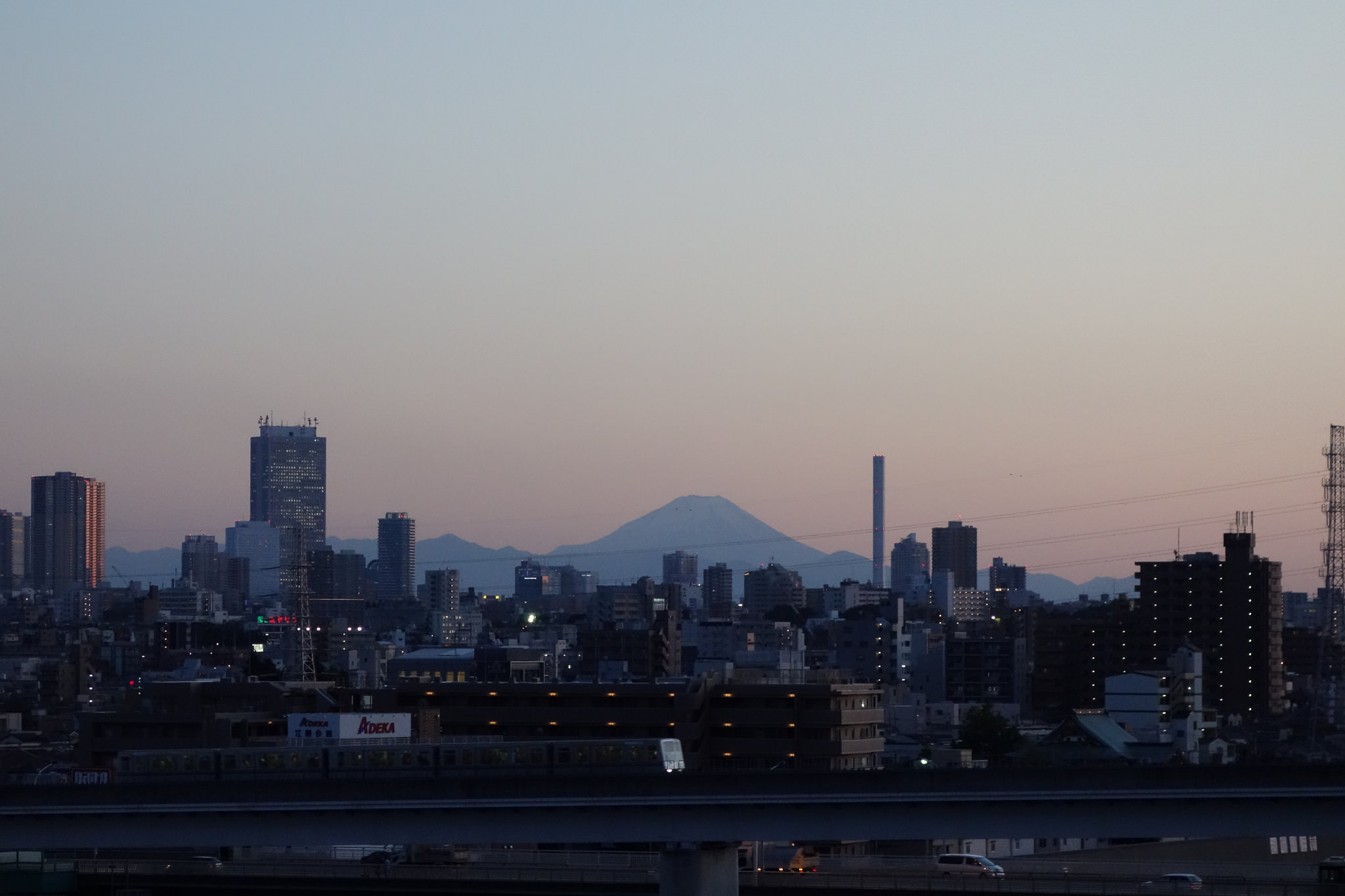 Fujisan from Adachi