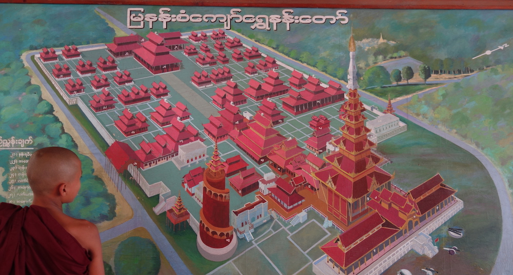 Diagram of Mandalay Palace