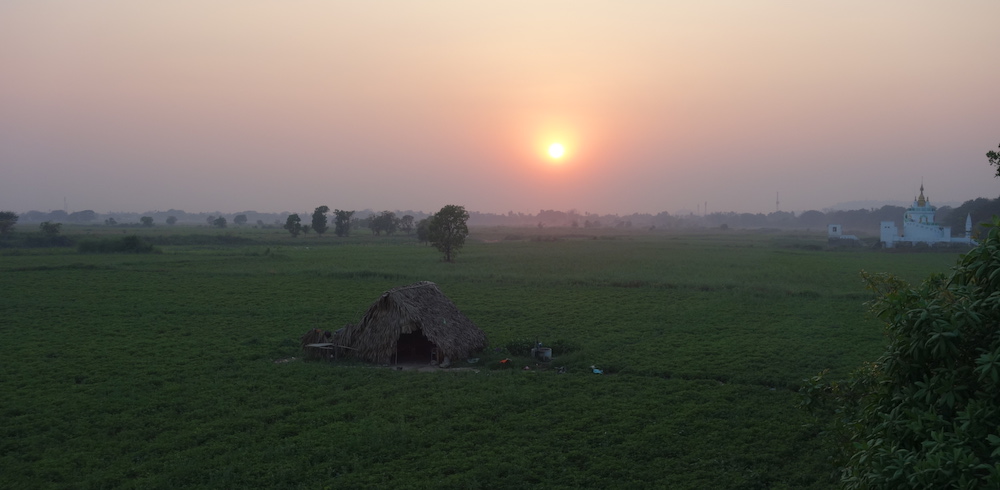 Sunset from U Bein Bridge