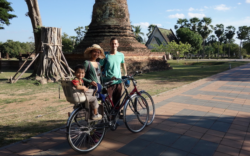 Bicycling in Old Sukhothai