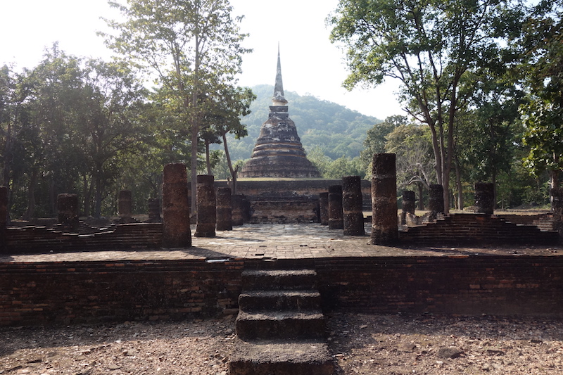 Stupa outside the city walls